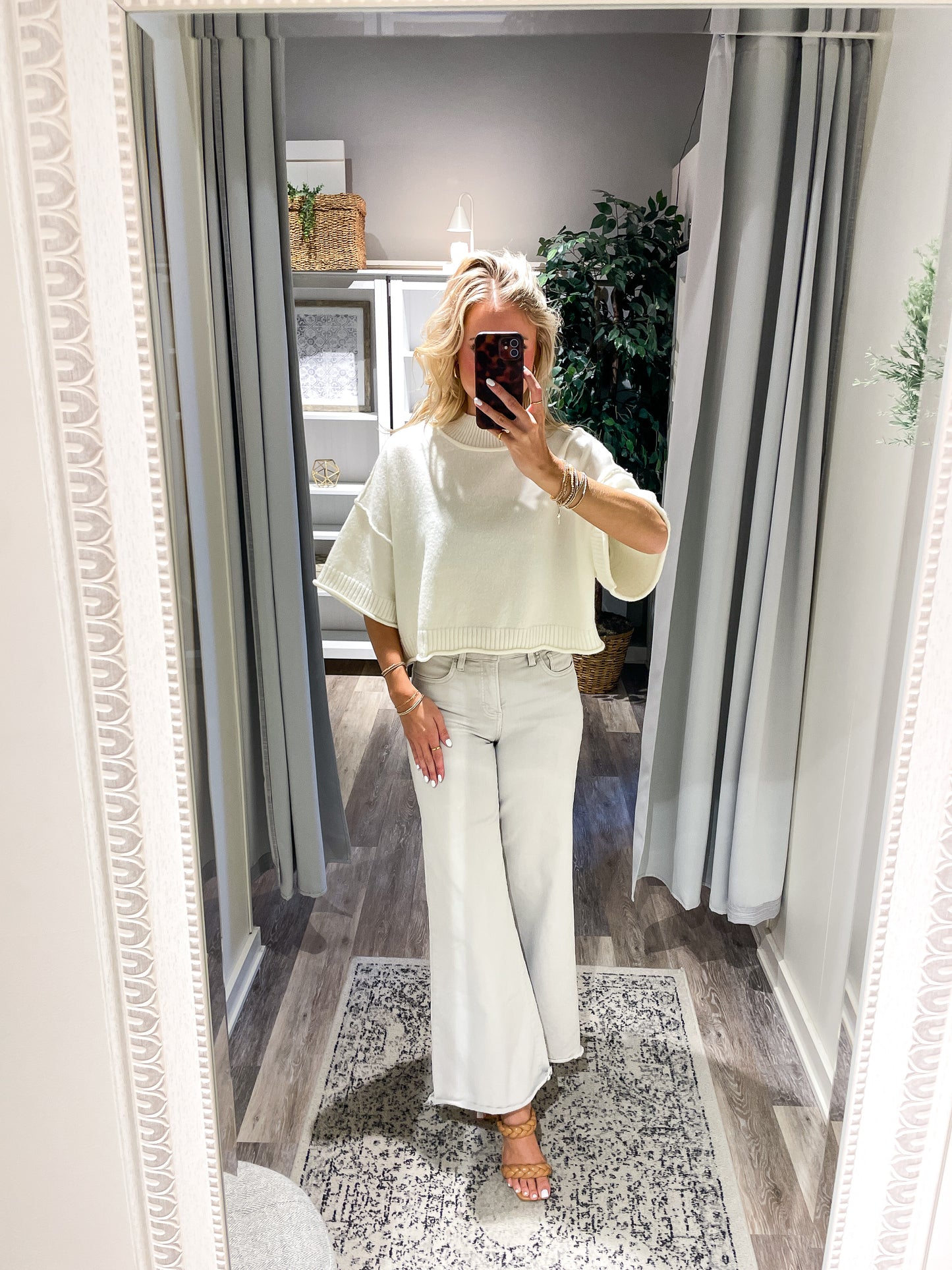 Shell Short Sleeve Knit
