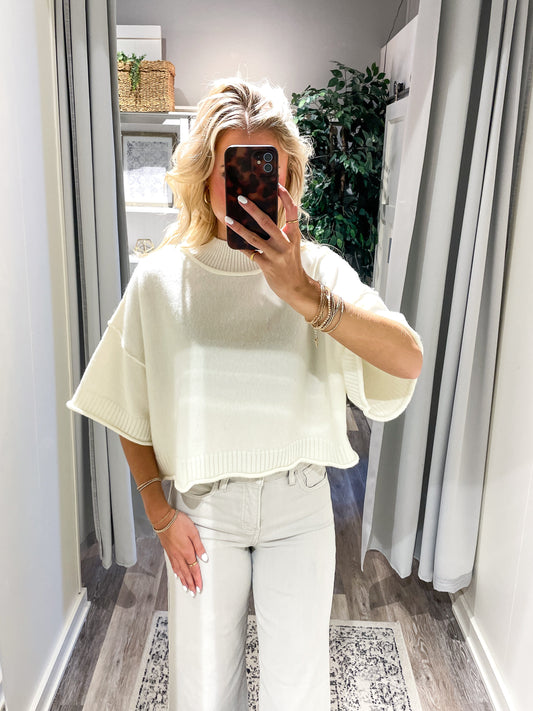 Shell Short Sleeve Knit