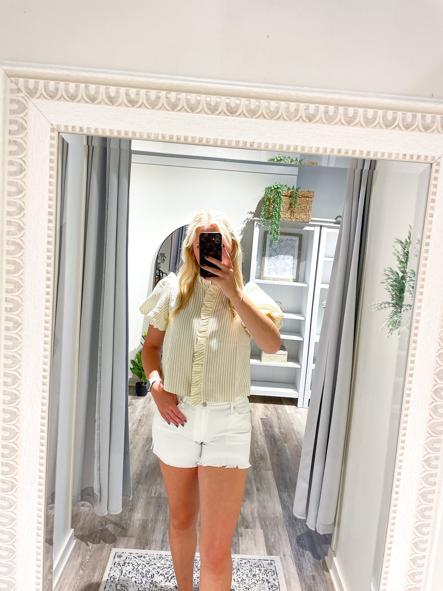 Oceana Ruffle Top