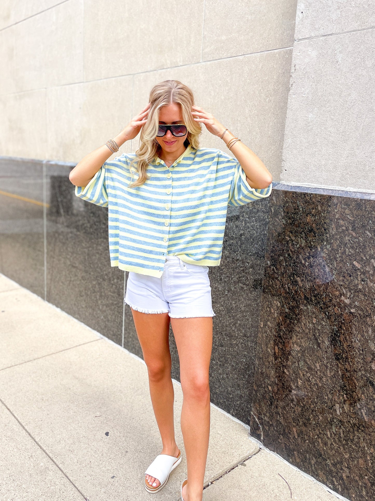 Butter & Blue Button Down