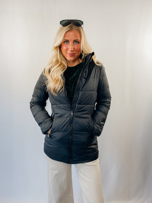 Black Puffer Coat