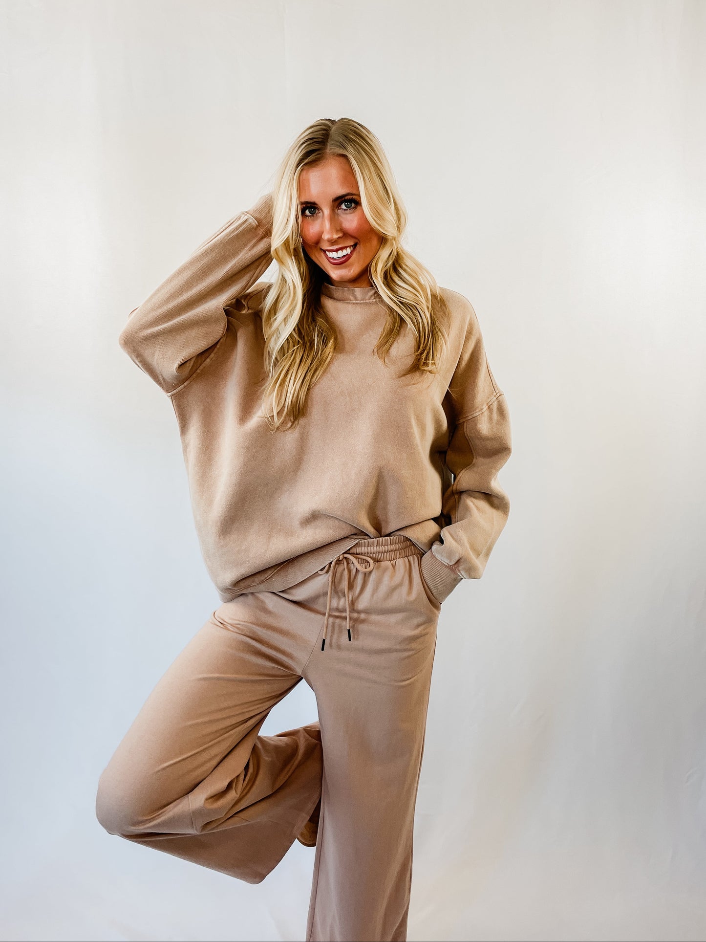 Oversized Crew Neck Sweatshirt