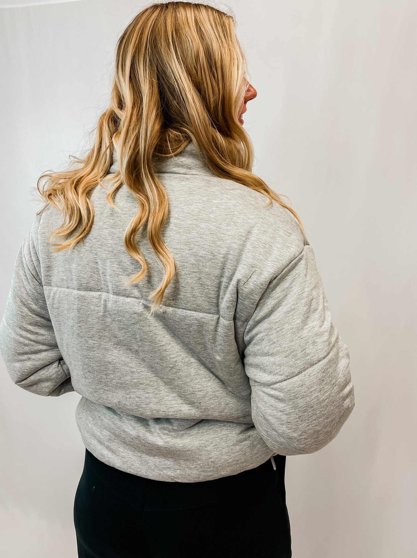 Jersey Puffer Jacket