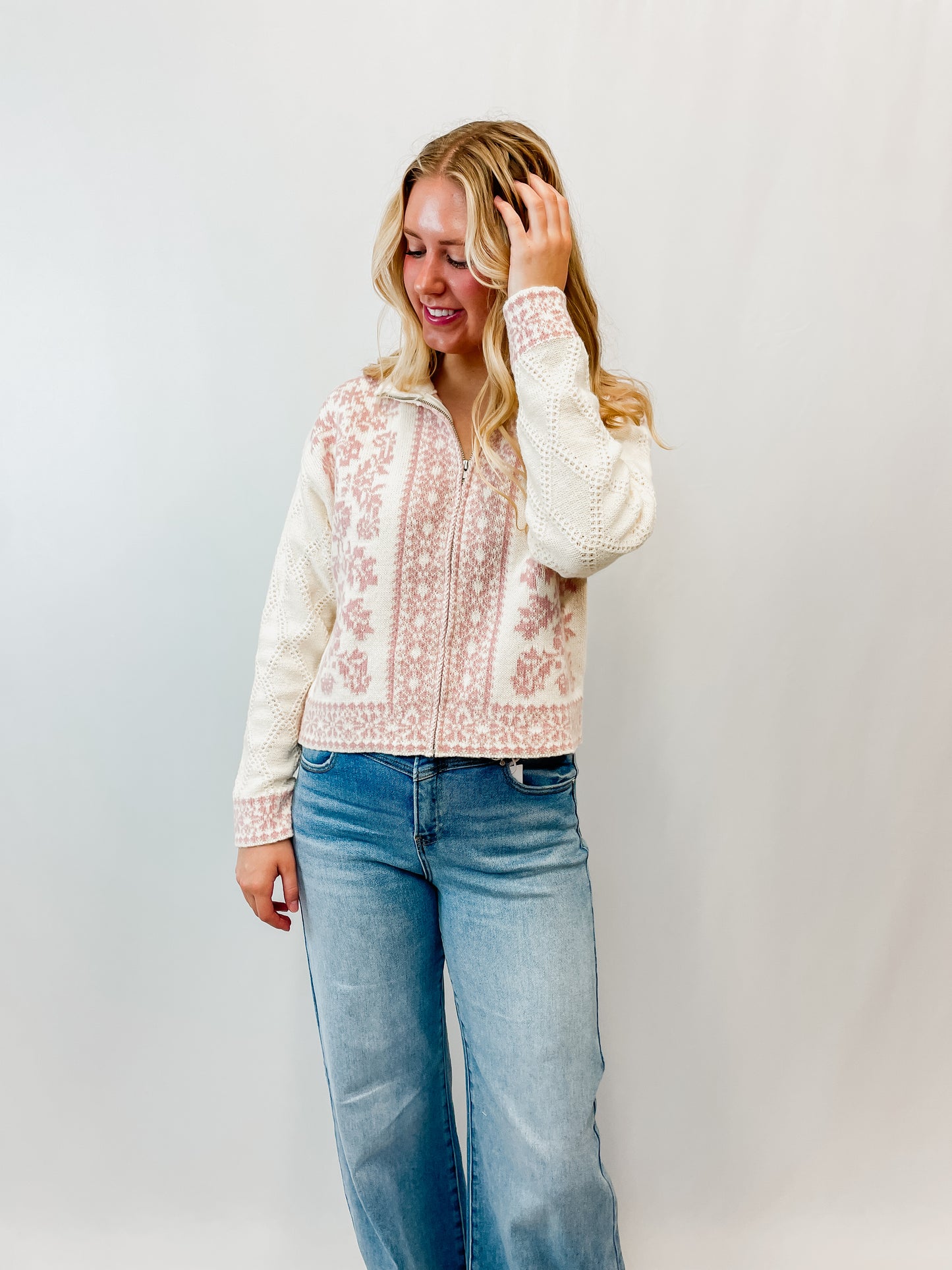 Rosie Zip-Up Cardigan