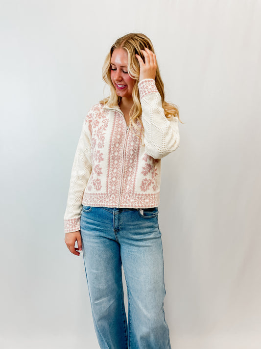 Rosie Zip-Up Cardigan