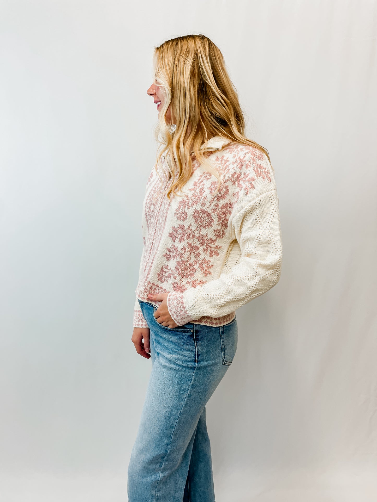 Rosie Zip-Up Cardigan