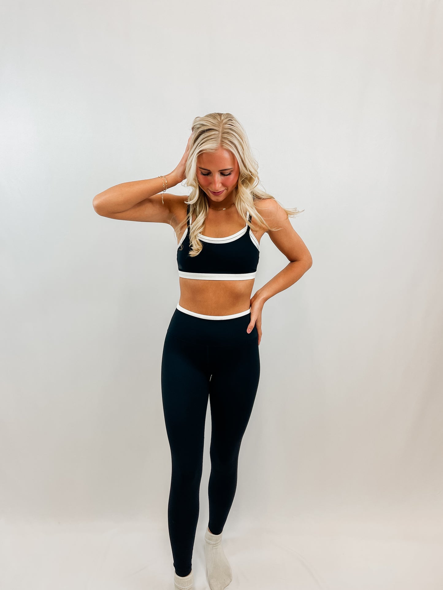 Contrast Binding Legging