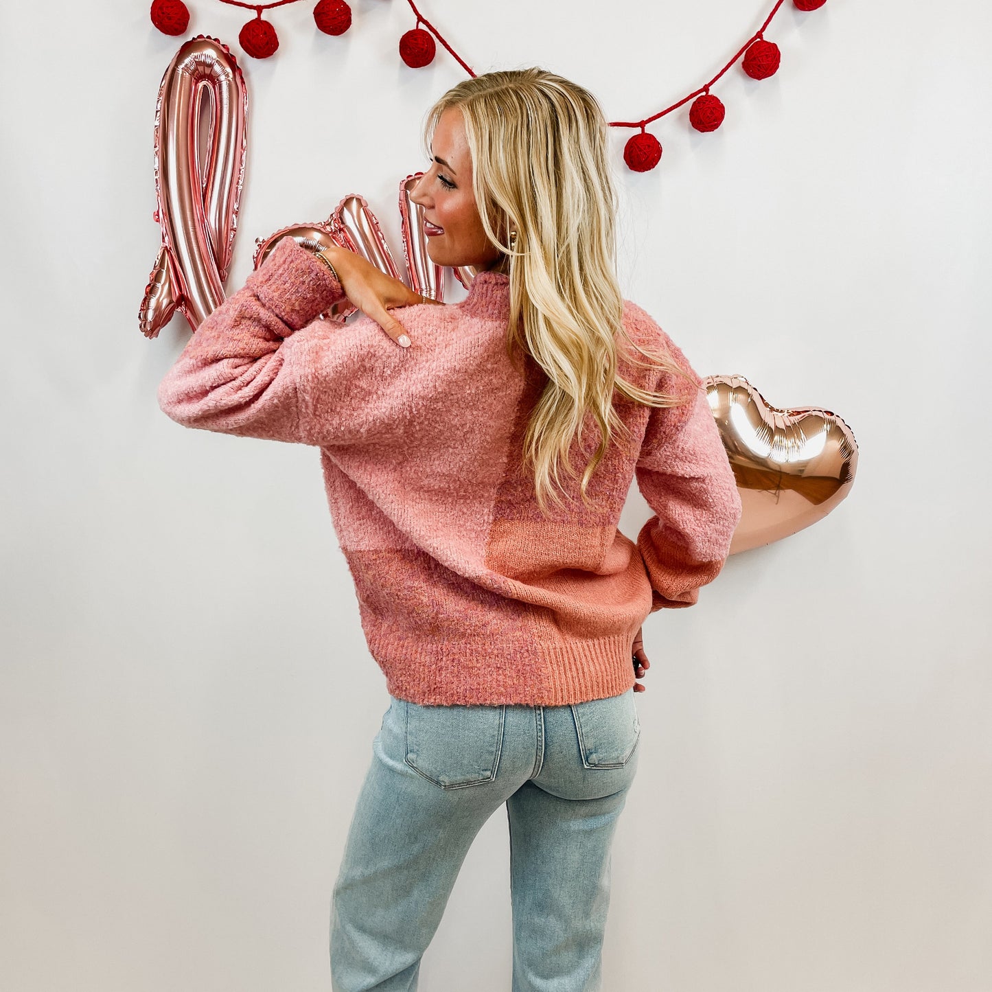 Pastel Color Block Sweater