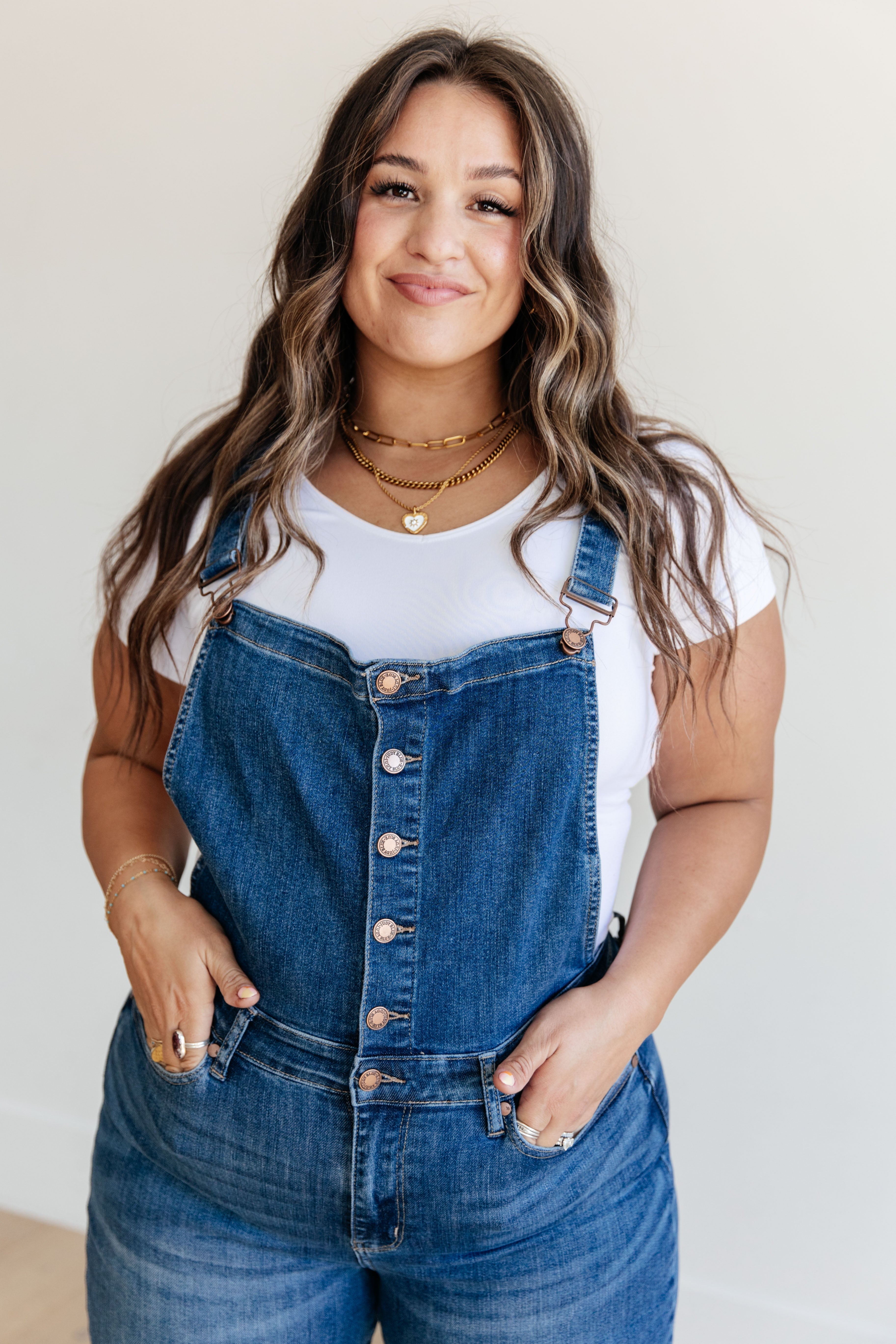 Womens cropped denim deals overalls