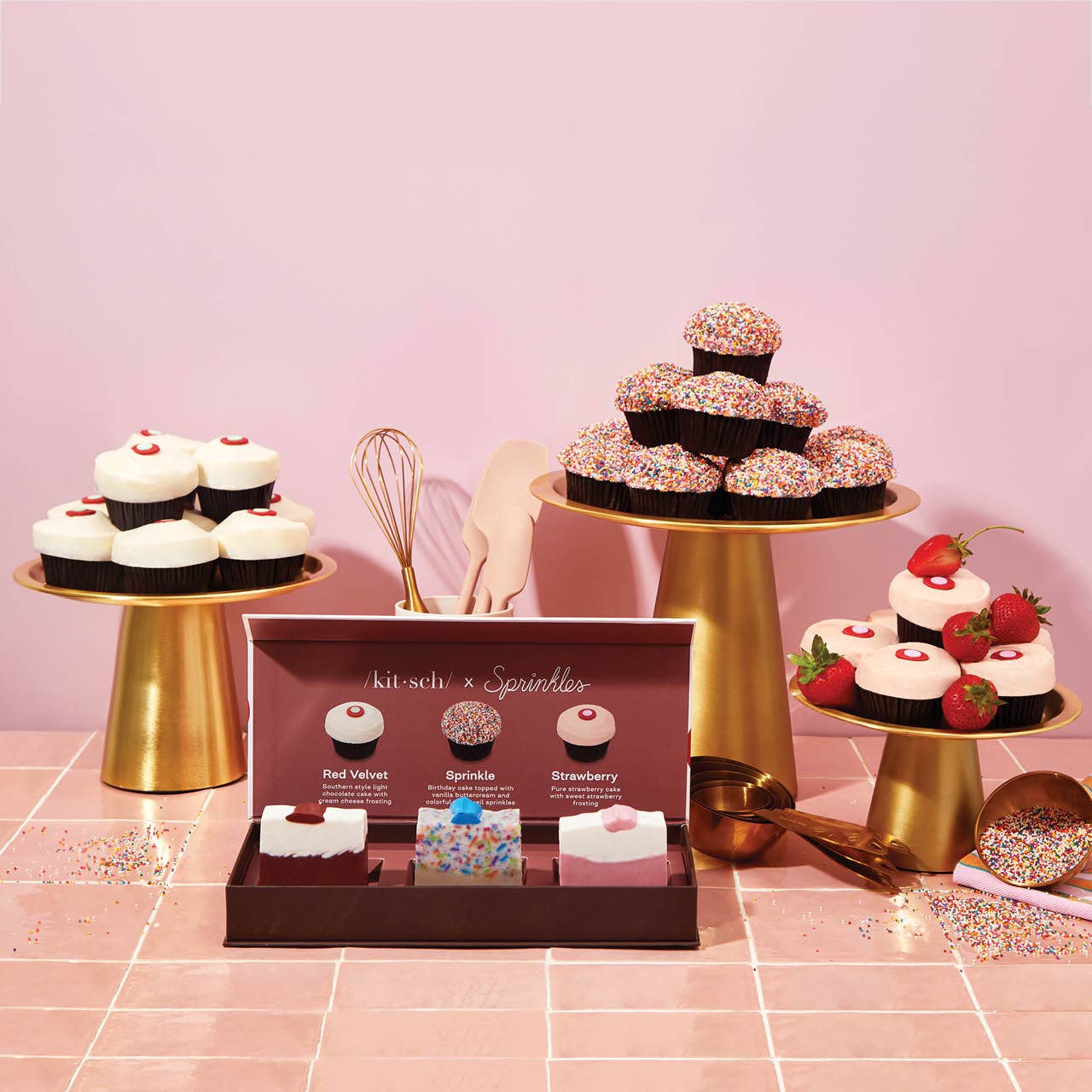 Kitsch Sprinkles Cupcake Body Wash Set