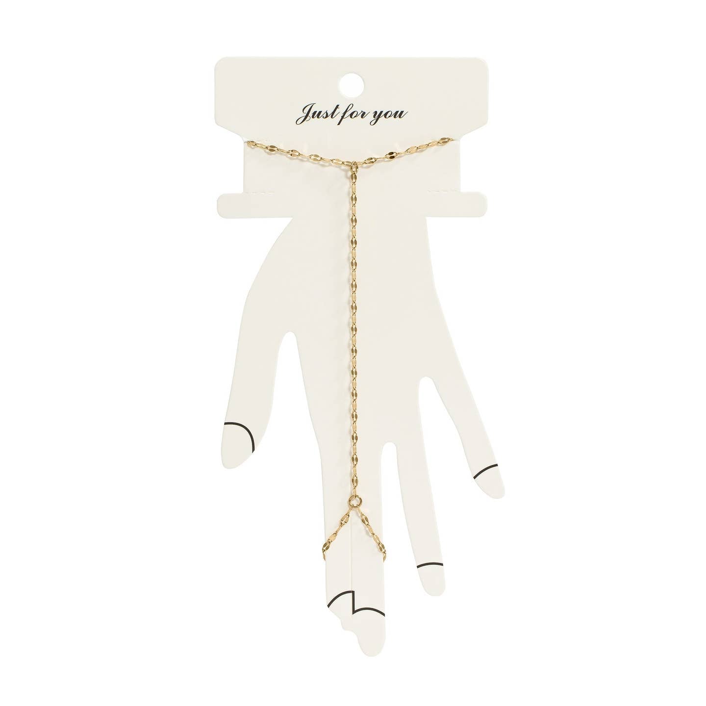 Lip Hand Chain (18K Gold PVD)