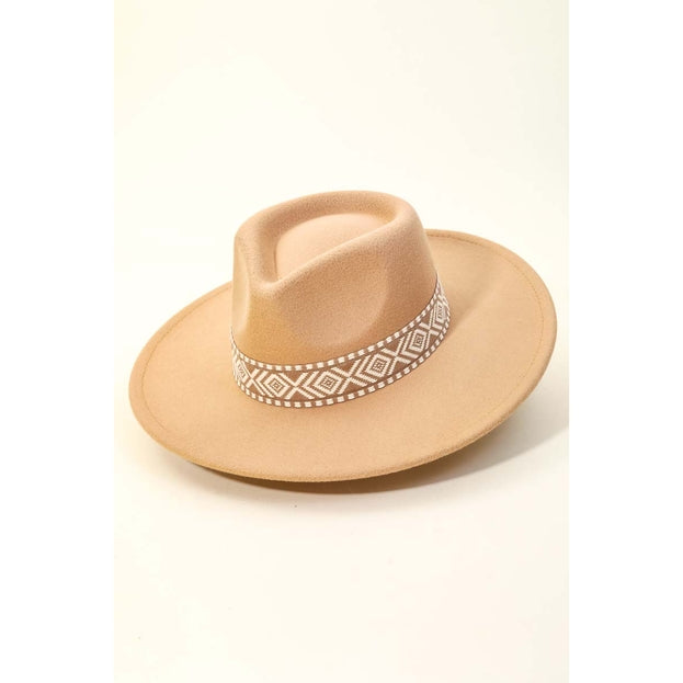 Boho Cognac Fedora