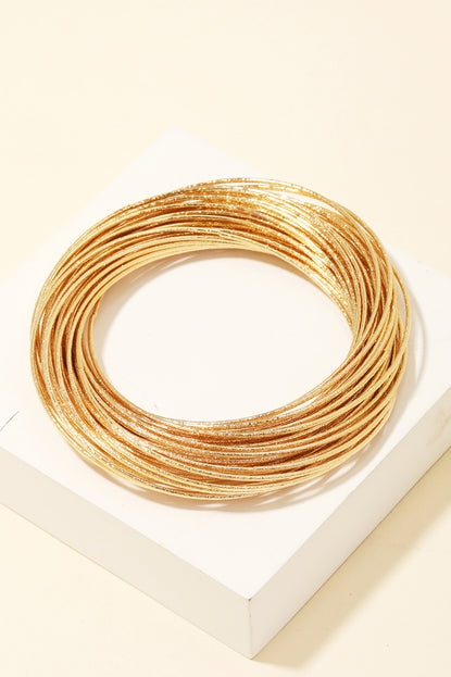 Gold Bangle Set