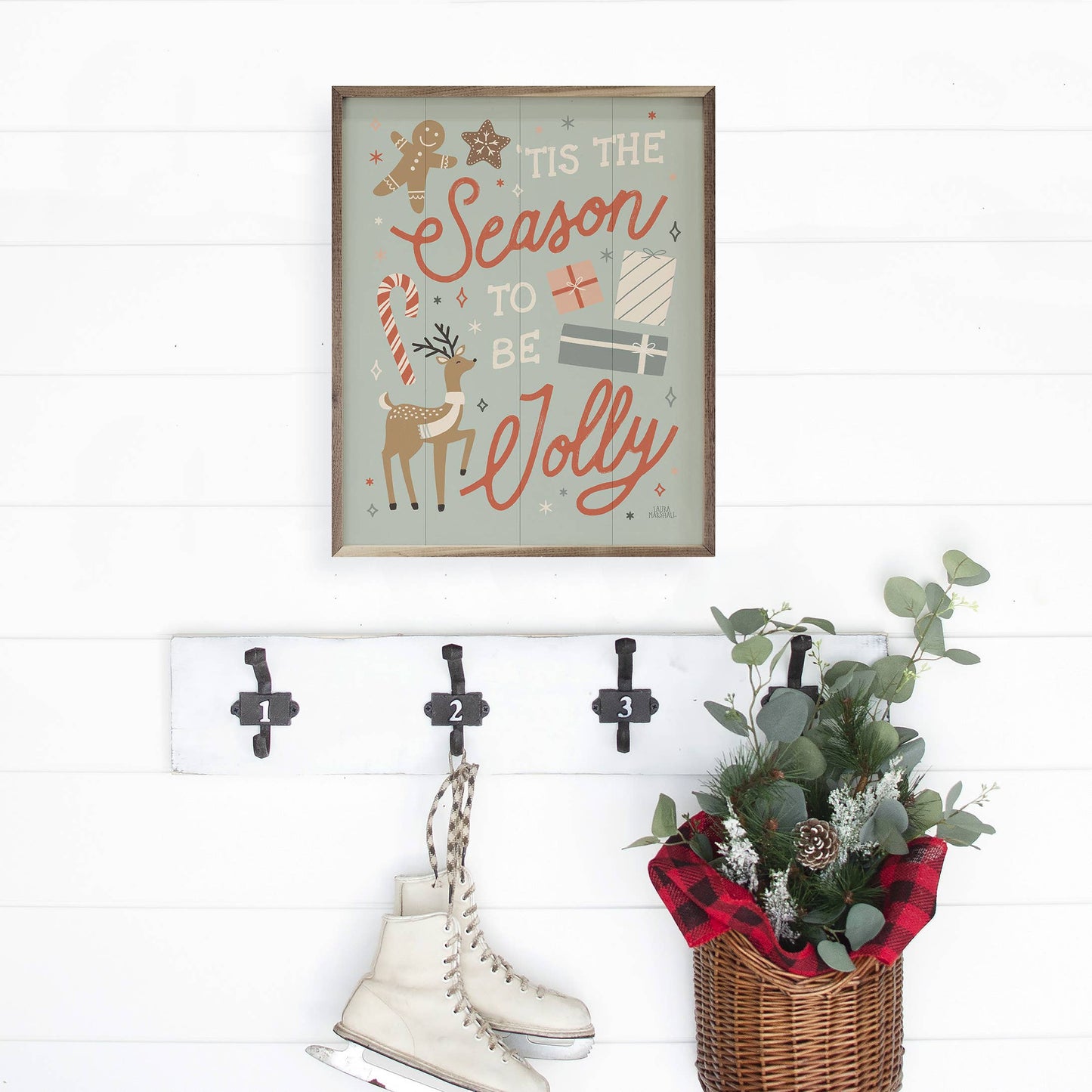 Reindeer Holiday Season Sign