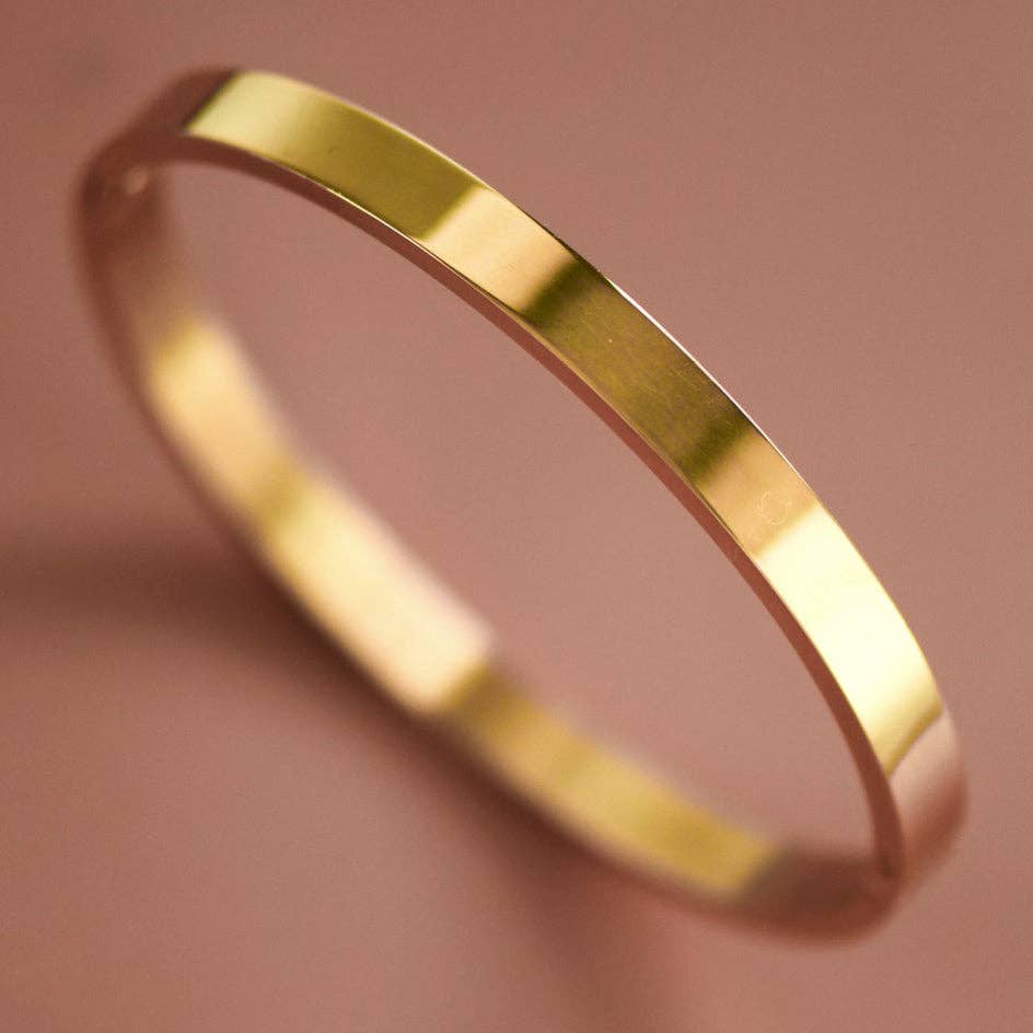 18K Gold Waterproof Bangle