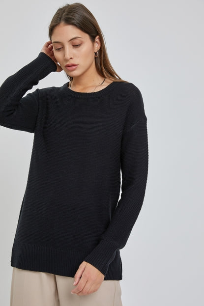 Black Knit Sweater