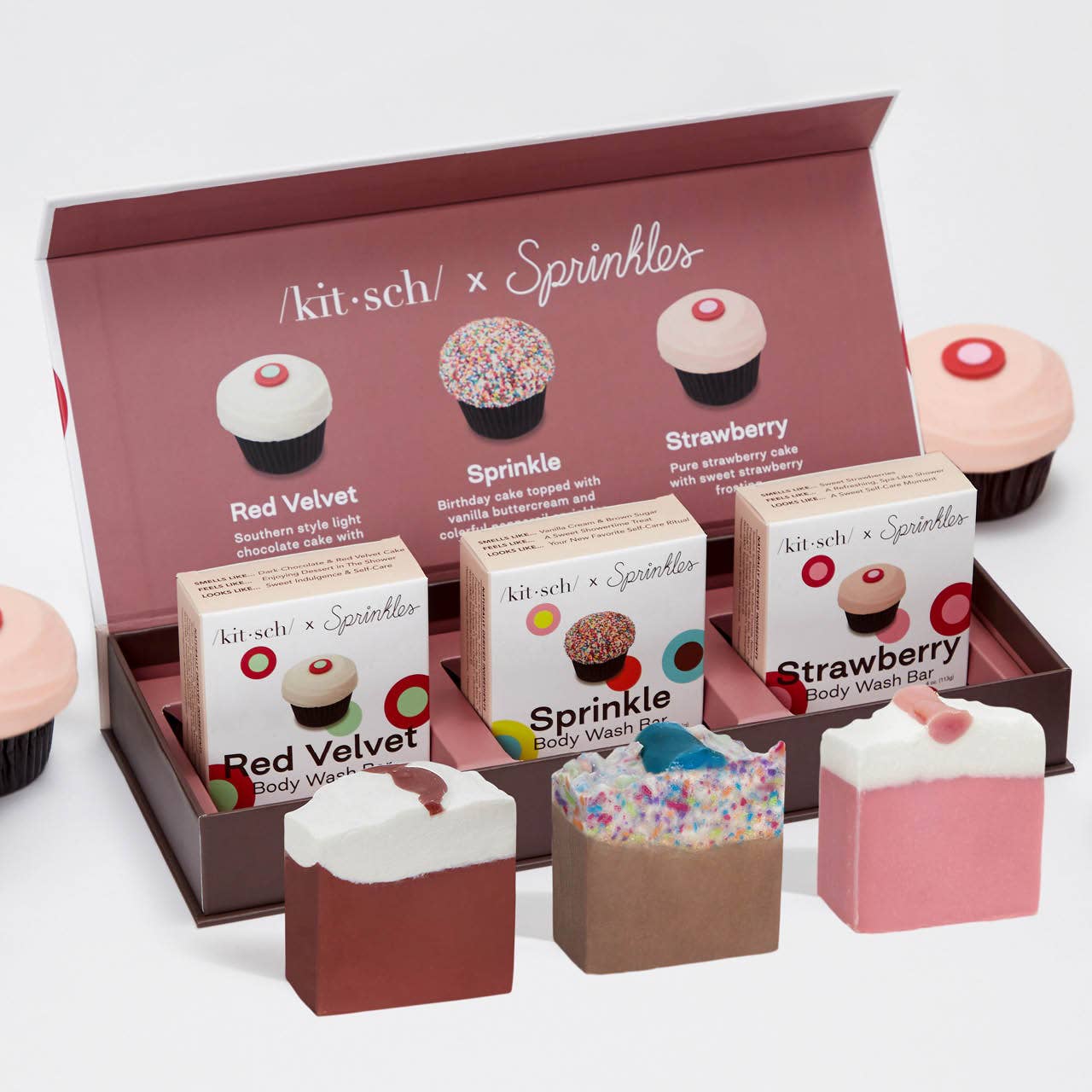 Kitsch Sprinkles Cupcake Body Wash Set