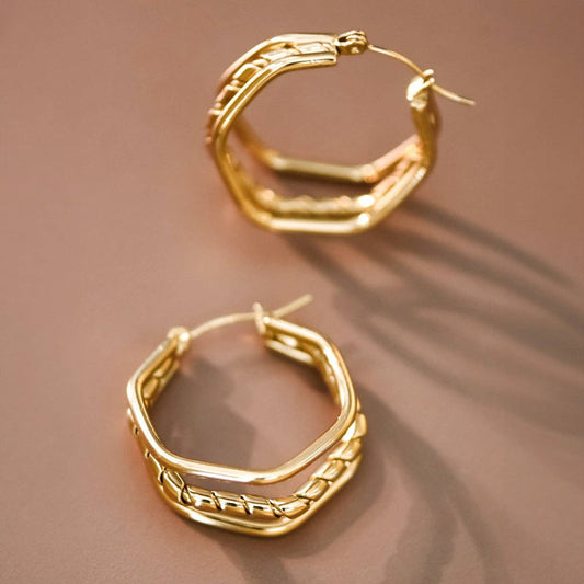 Triple Hoop Earrings