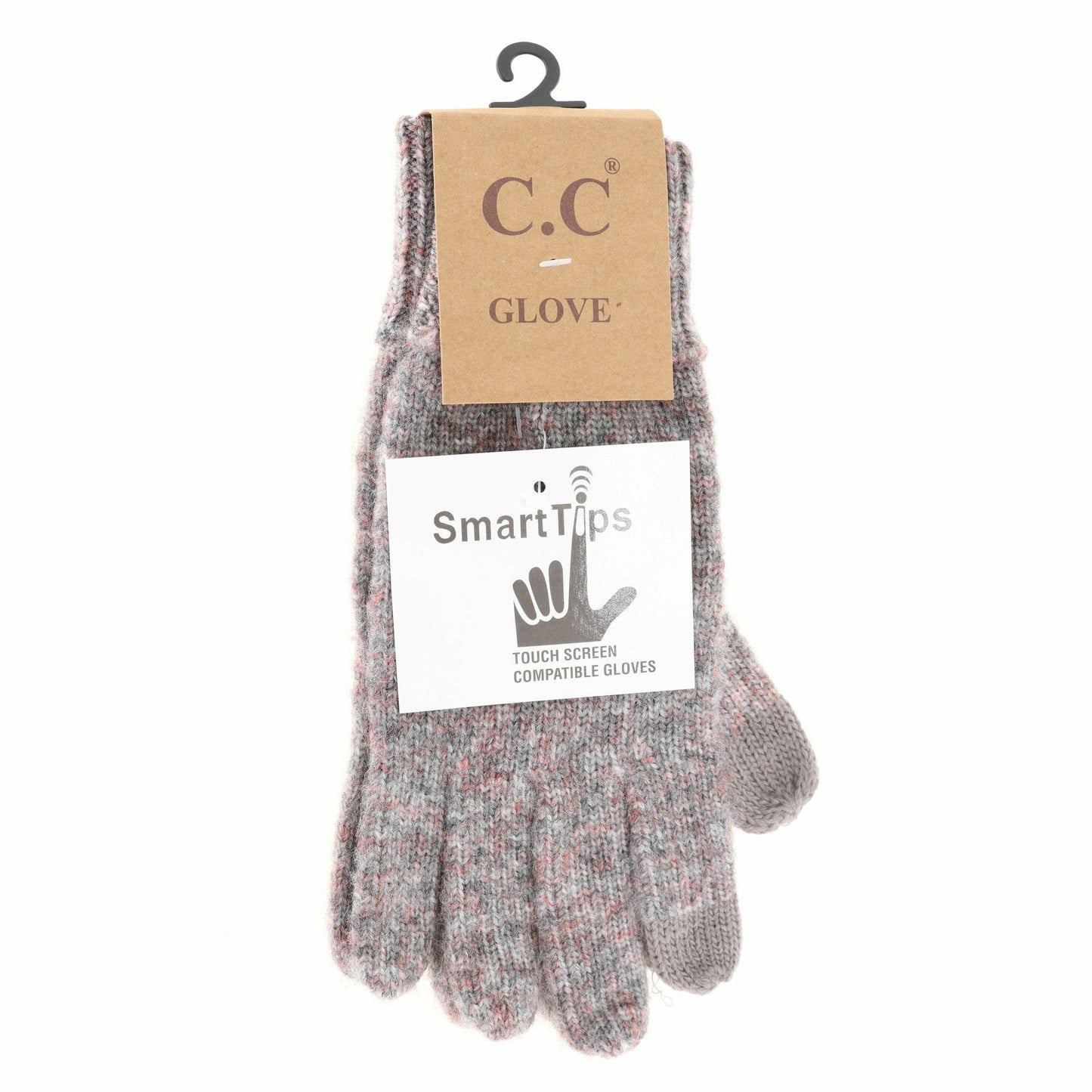 C.C Soft Knit Rib Gloves(Multi)