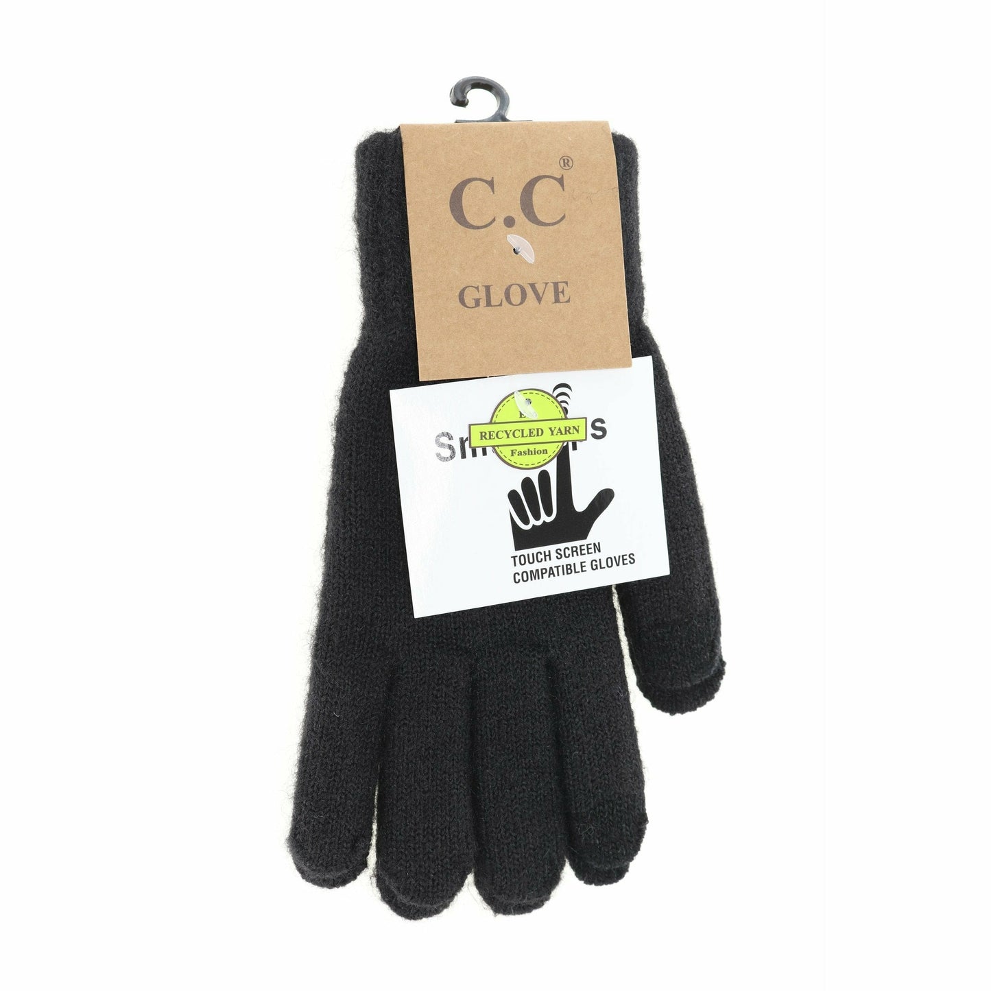 C.C Soft Knit Gloves(Black)