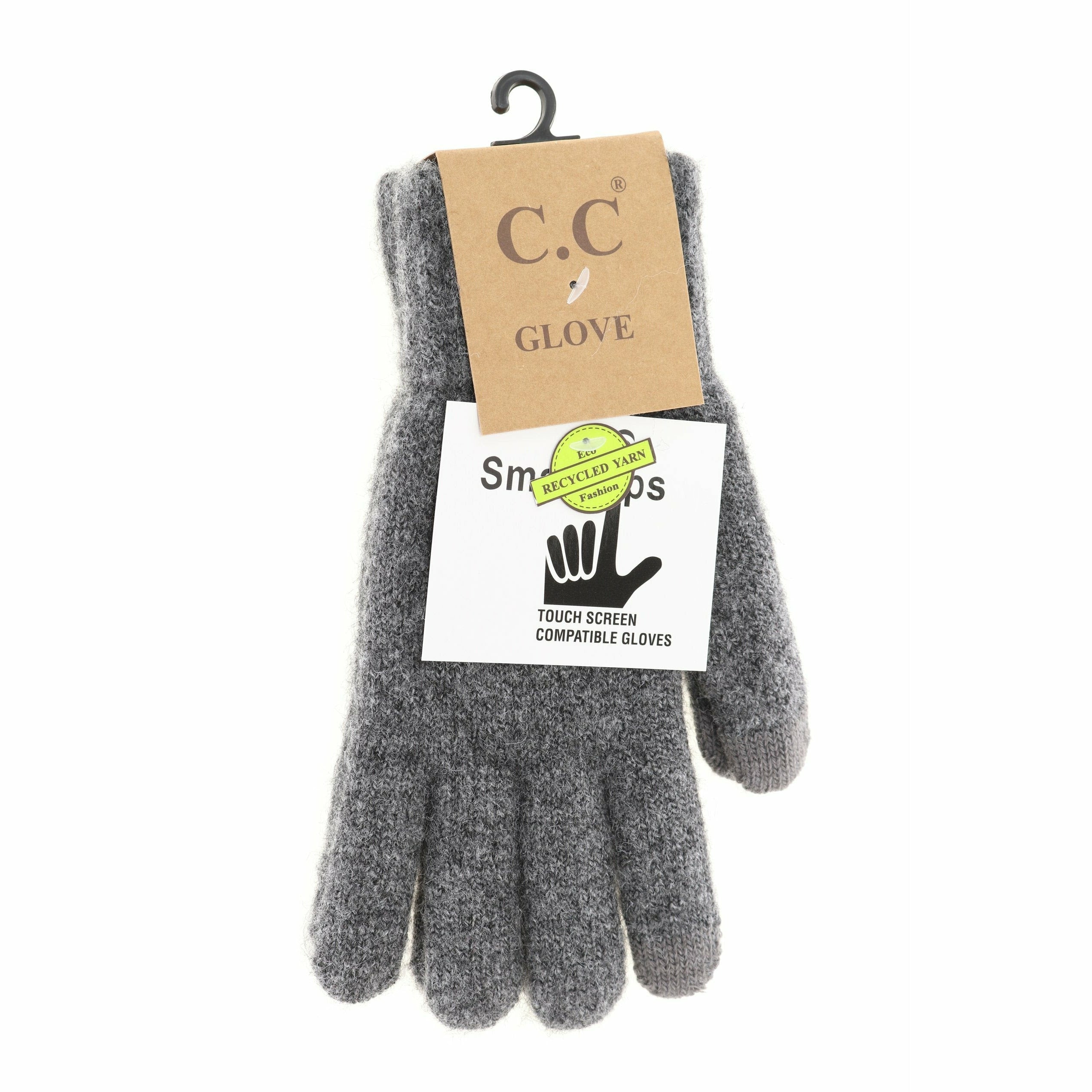 C.C Soft Knit Gloves(Charcoal)