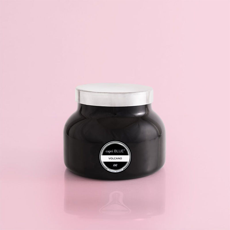 Capri Blue Volcano Black Candle