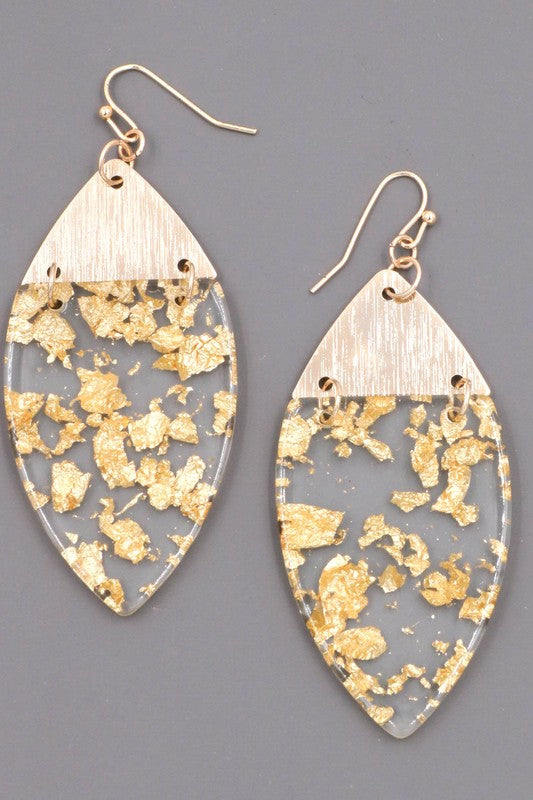 Metallic Foil Earrings