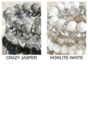 Black Bracelet Stack
