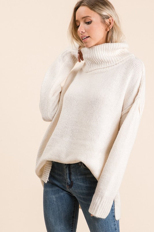 Ivory Chunky Oversize Sweater