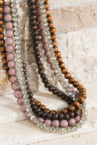 Neutrals Beaded Necklace