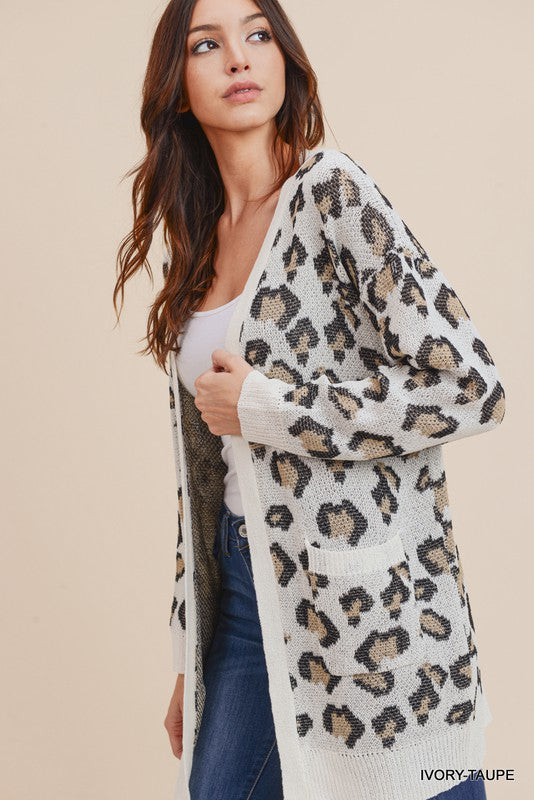 Cheetah Cardigan