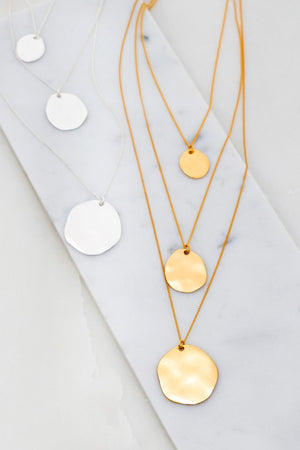 Silver 3-layer Necklace