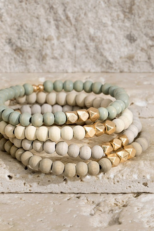 Earthy Grey Bracelet Set