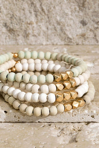 Earthy Ivory Bracelet Set