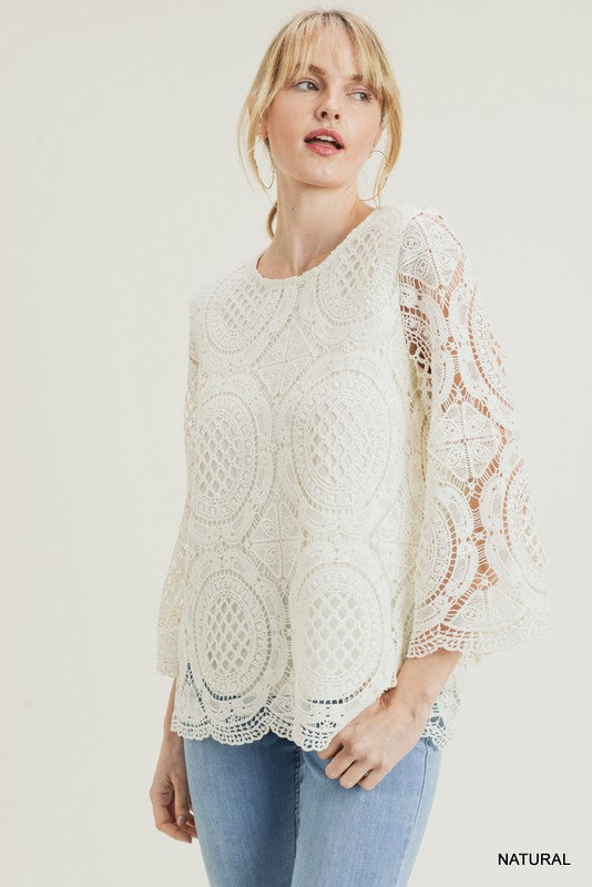 Crochet Lace Top