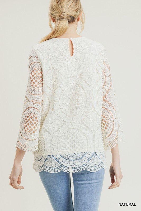 Crochet Lace Top