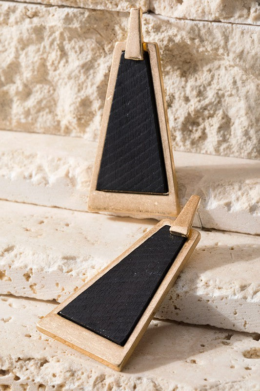 Black Dangle Earrings