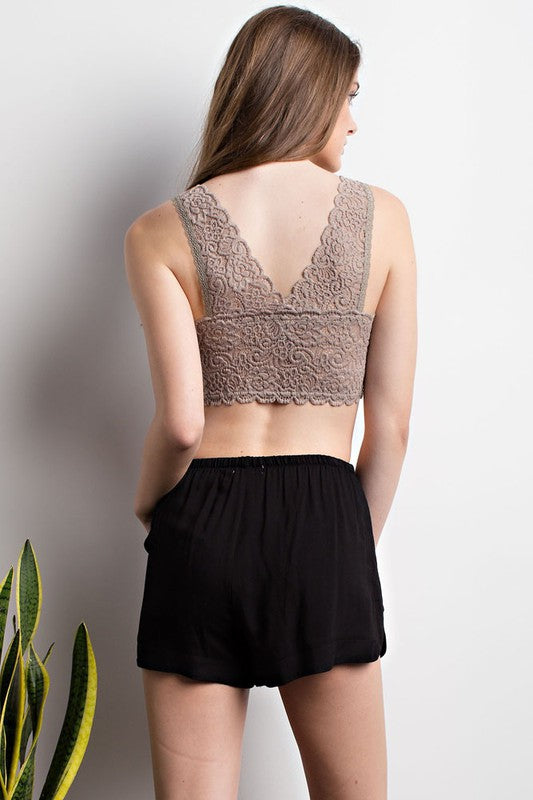 Cocoa Lace Bralette