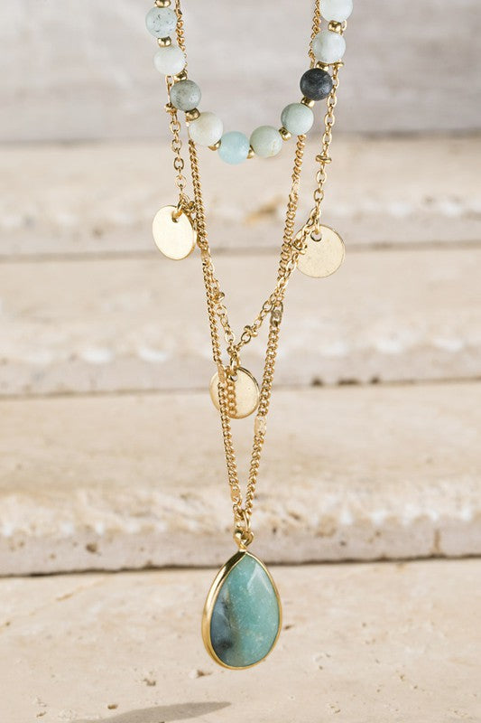 Mint Layer Necklace