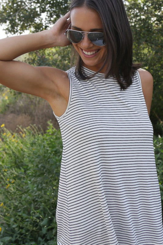 Ivory Stripe Tank