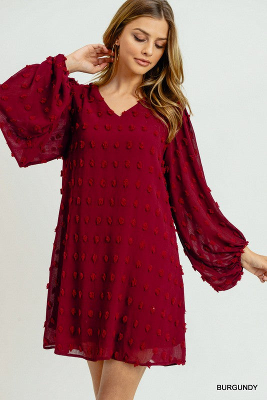 Bea Dress (Burgundy)
