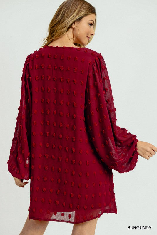 Bea Dress (Burgundy)