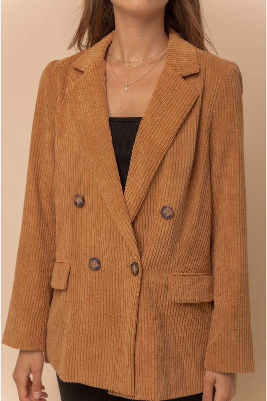 Camel Corduroy Jacket