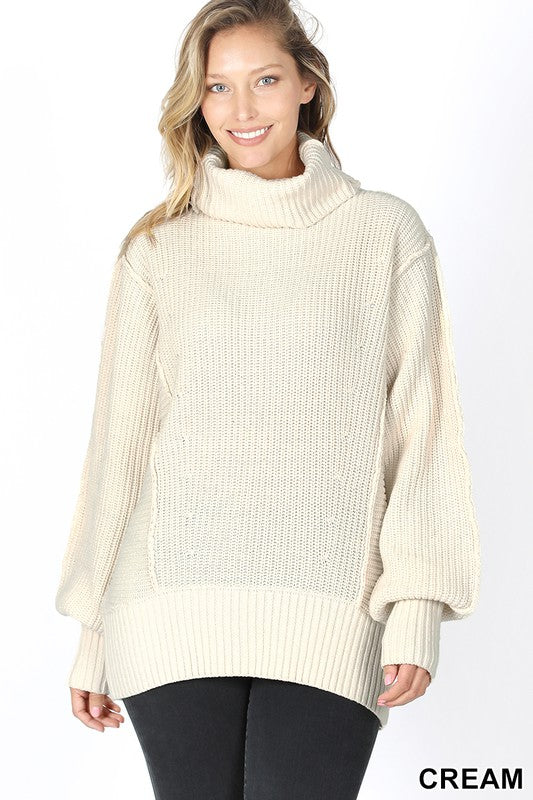 Cream Oversize Sweater