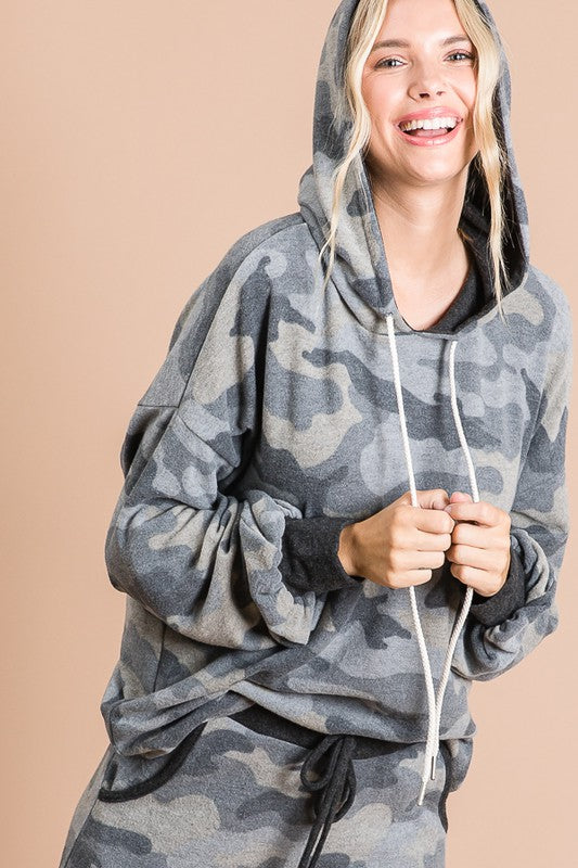 Charcoal Camo Hoodie