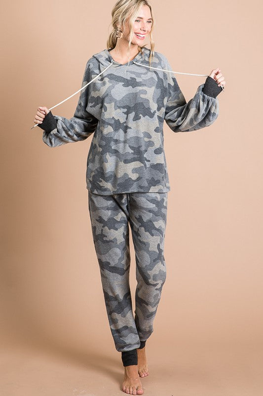 Charcoal Camo Hoodie