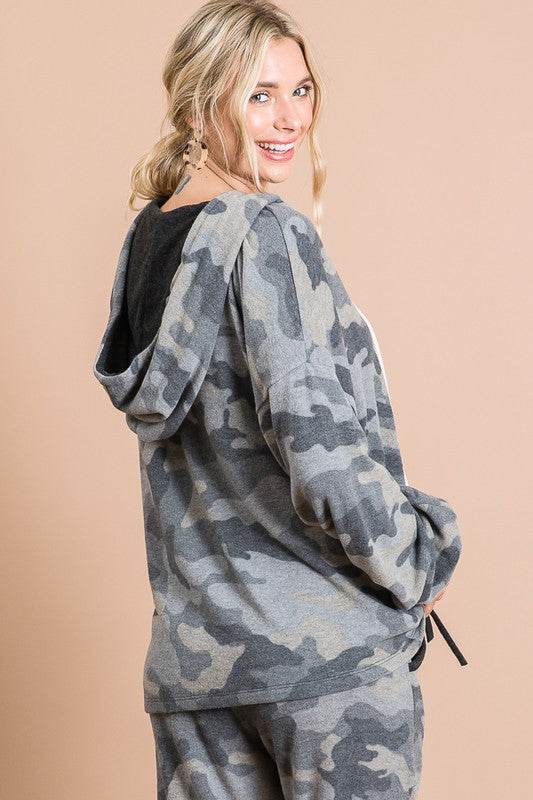 Charcoal Camo Hoodie