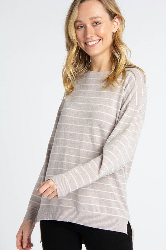 Stripe Soft Knit Sweater