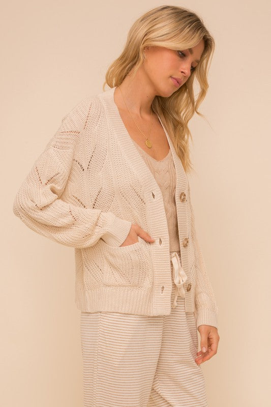 Natural Texture Cardigan