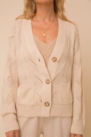 Natural Texture Cardigan